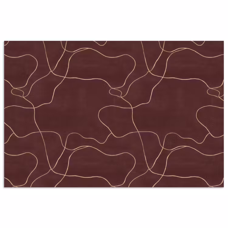 Abstract - Modern - Bruin poster papier klein 62 -3d