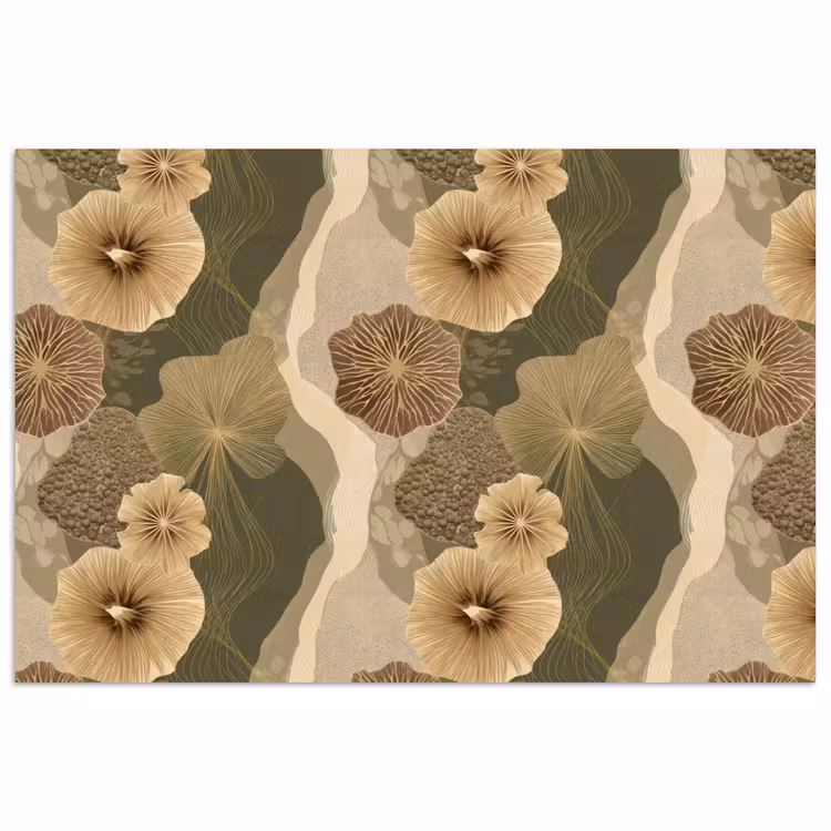 Abstract - Modern - Groen poster papier klein 62 -3d