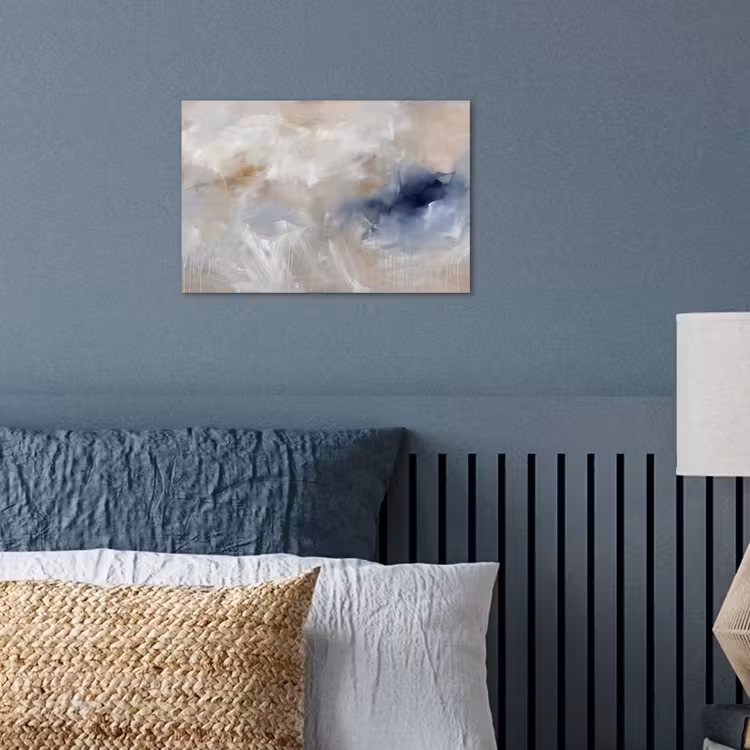 Abstract - Wolken - Sfeer - Modern - Beige poster papier klein -sfeer2
