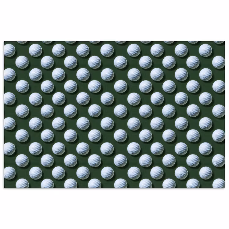 Ballen - Golf - Groen poster papier klein 62 -3d