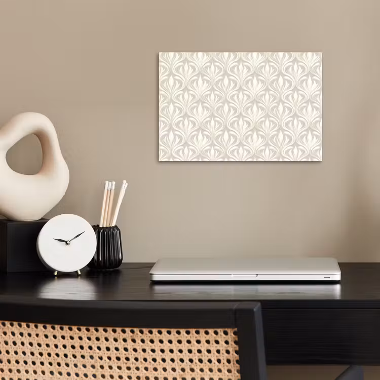 Barok - Patroon - Beige poster papier klein 62 -sfeer1