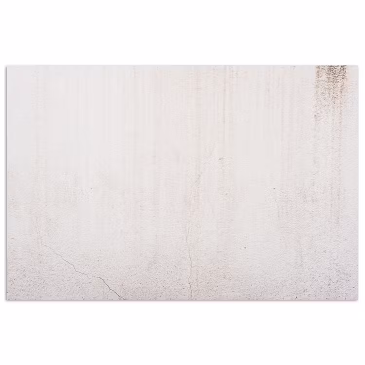 Beton - Muur - Wit poster papier klein -3d