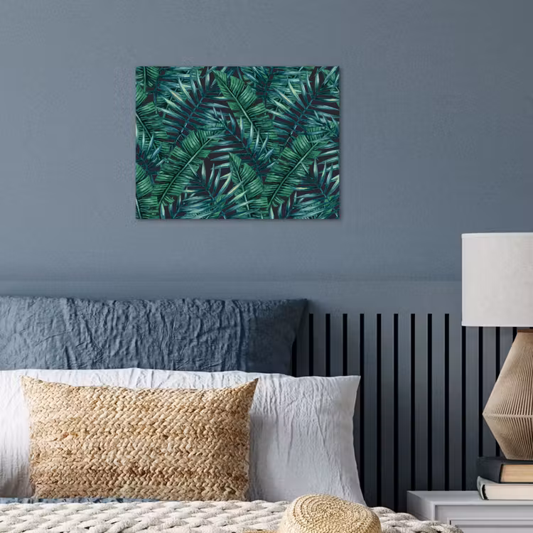 Bladeren - Inductie beschermer - Jungle - Tropical poster papier klein -sfeer2