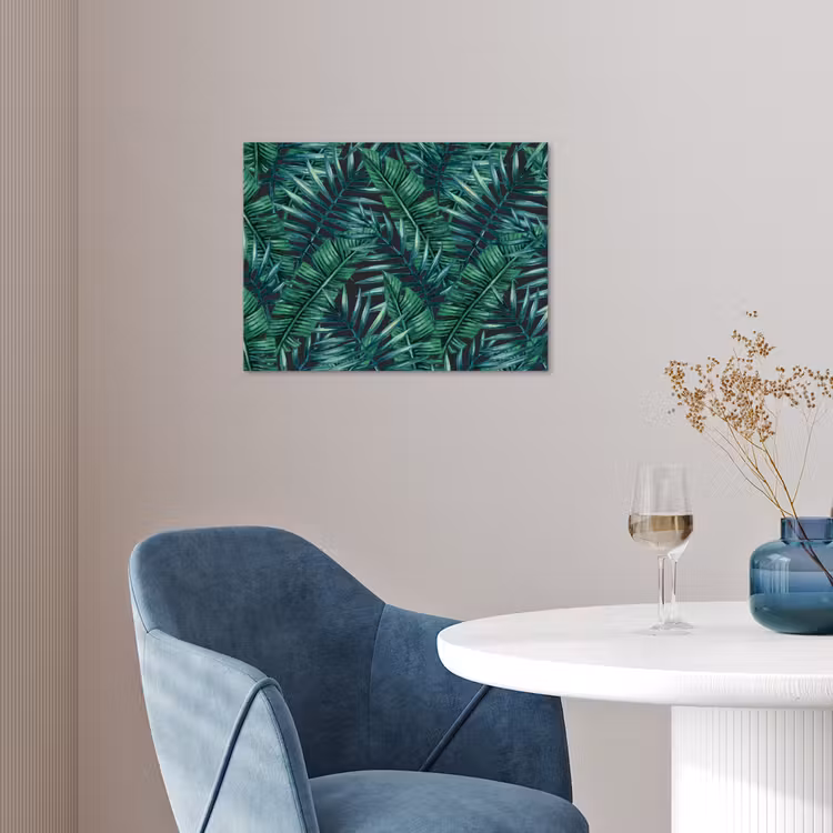 Bladeren - Inductie beschermer - Jungle - Tropical poster papier klein -sfeer3