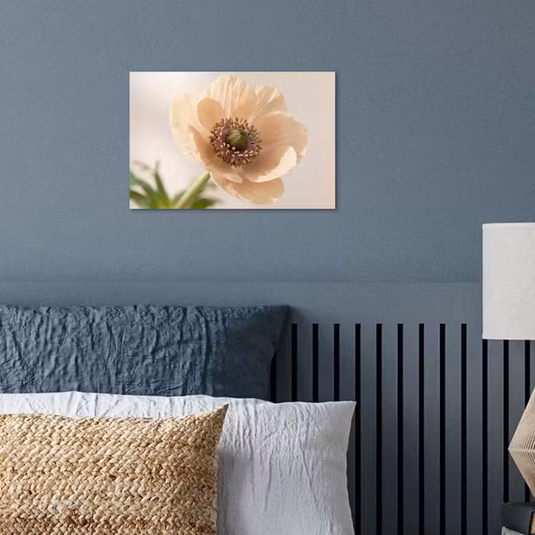 Bloem - Minimalistisch - Groen poster papier klein -sfeer2