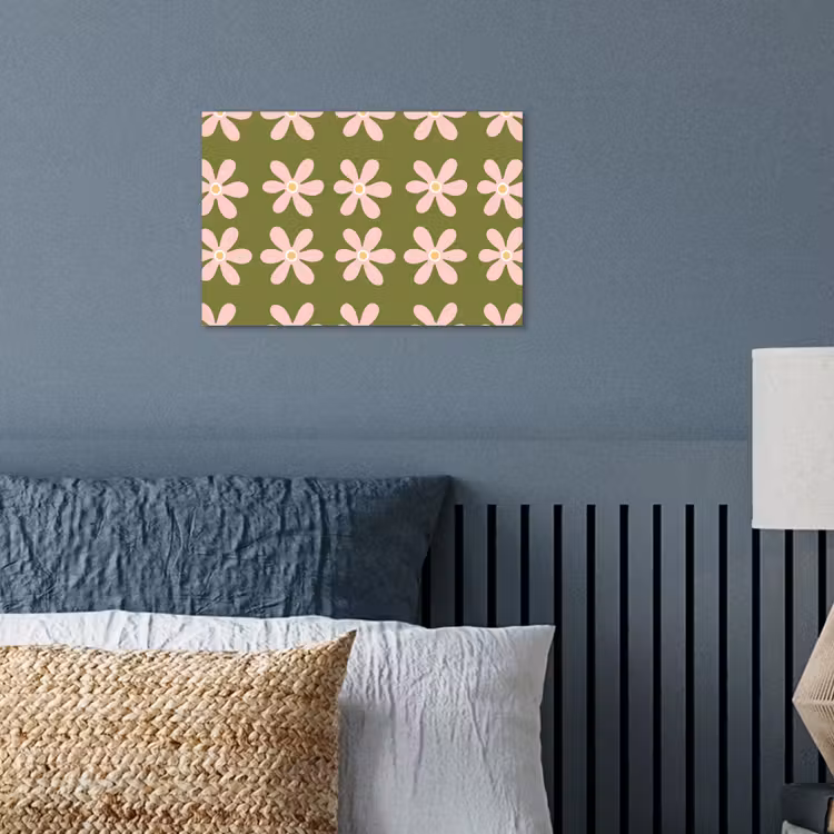 Bloem - Modern - Groen poster papier klein 62 -sfeer2