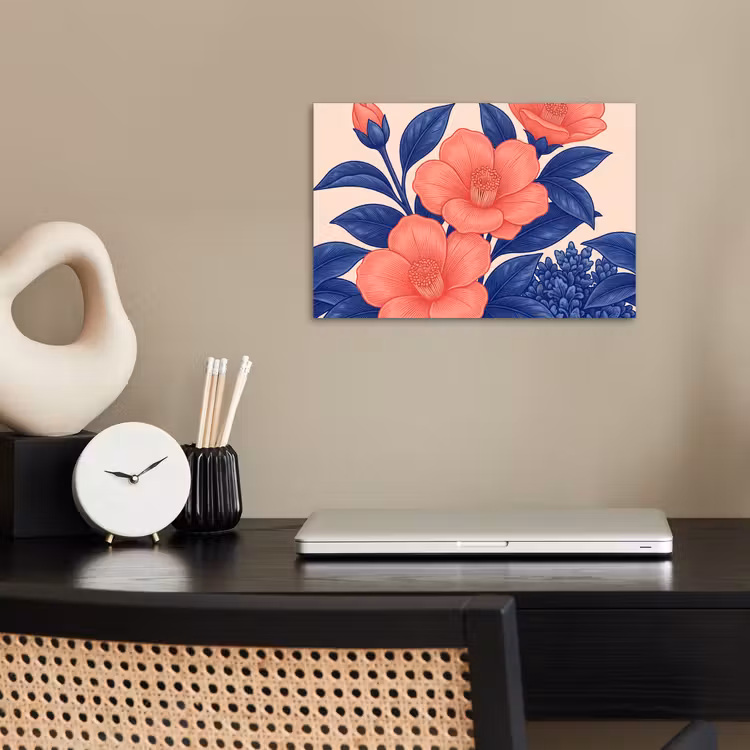 Poster - Bloemen - Bladeren - Botanisch - Bloemen - Bladeren - Botanisch poster papier klein