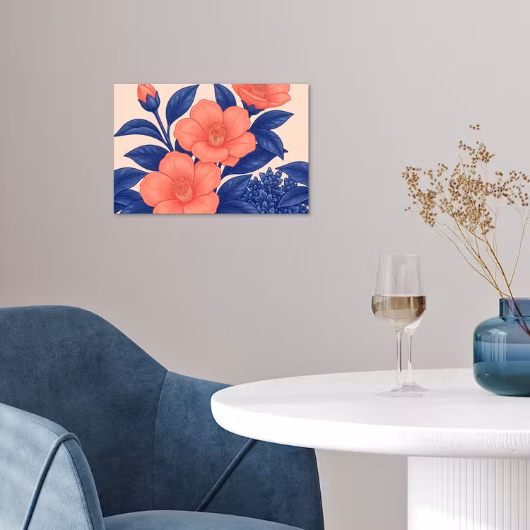 Poster - Bloemen - Bladeren - Botanisch - Bloemen - Bladeren - Botanisch poster papier klein