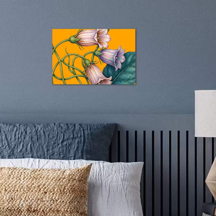 Poster - Bloemen - Botanisch - Geel - Bloemen - Botanisch - Geel poster papier klein