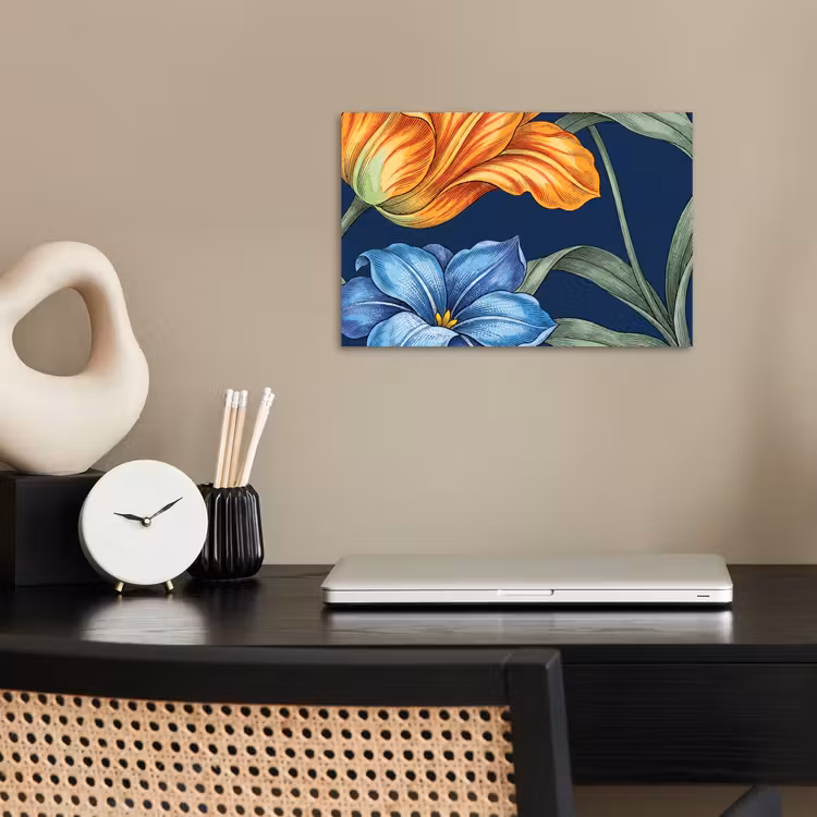 Poster - Bloemen - Botanisch - Patroon - Bloemen - Botanisch - Patroon poster papier klein