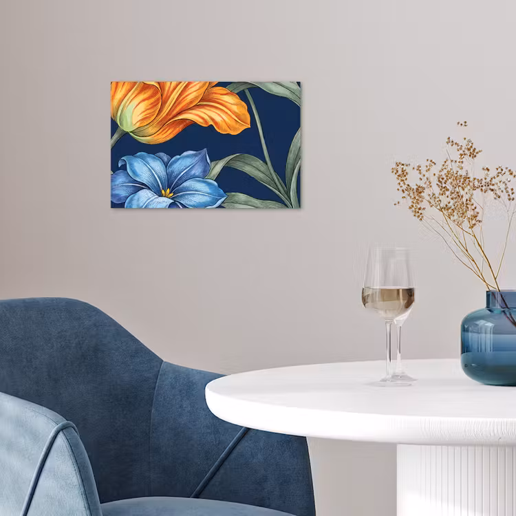 Poster - Bloemen - Botanisch - Patroon - Bloemen - Botanisch - Patroon poster papier klein