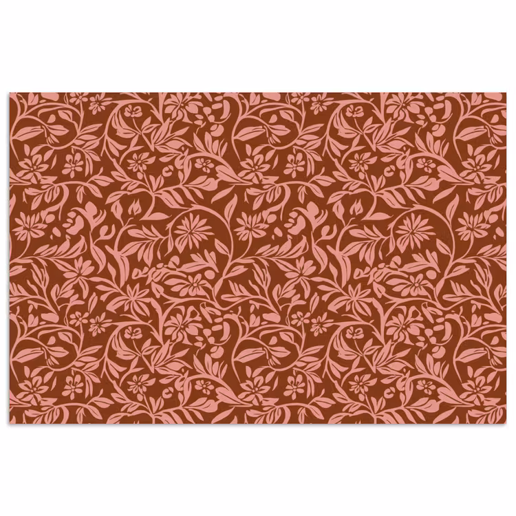 Bloemen - Print - Roze poster papier klein 62 -3d