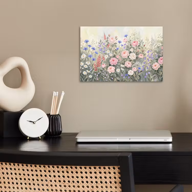 Bloemen - Tuin - Natuur - Kleurrijk poster papier klein -sfeer1