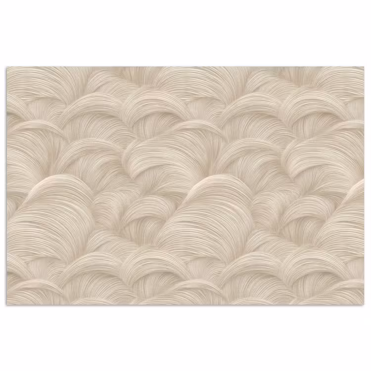 Bogen - Patroon - Beige poster papier klein 62 -3d