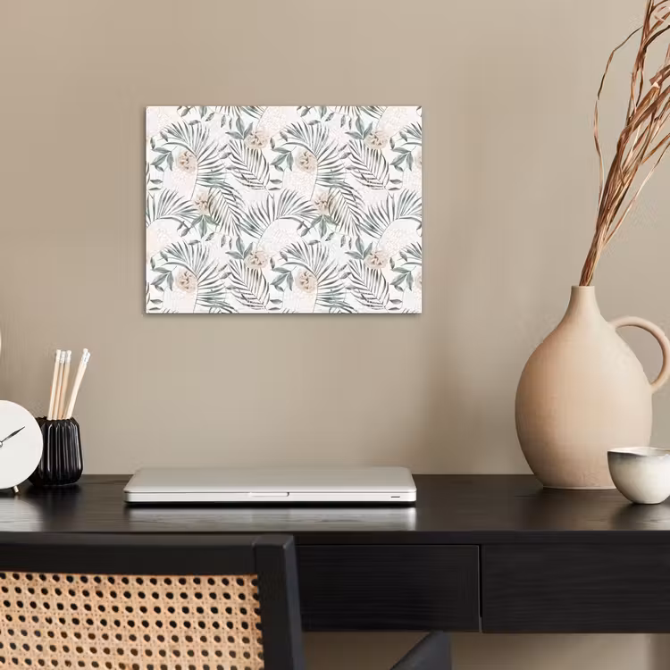 Boho - Jungle - Bloemen - Bladeren poster papier klein -sfeer1