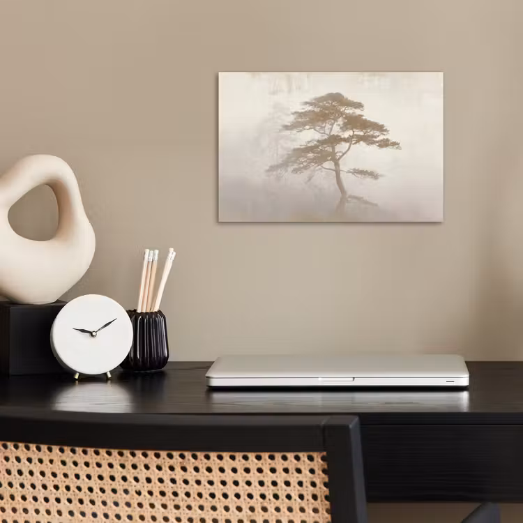 Boom - Oosterse stijl - Landschap poster papier klein -sfeer1