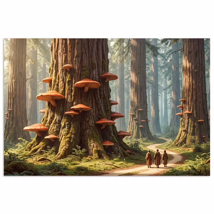 Poster - Bos - Bomen - Natuur - Bos - Bomen - Natuur poster papier klein