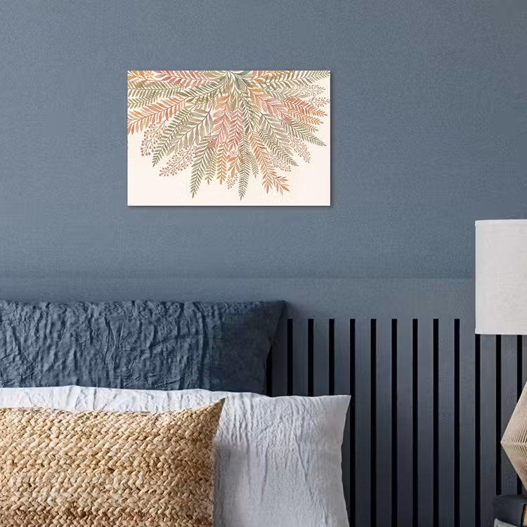 Botanisch - Aquarel - Kleurrijk poster papier klein -sfeer2