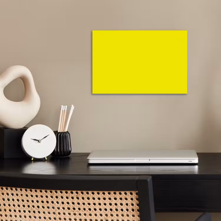 Bright - Canary - Geel poster papier klein 62 -sfeer1