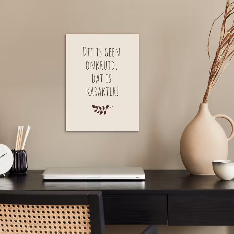 Bruin - Minimalistisch - Quote - Zomer poster papier klein -sfeer1