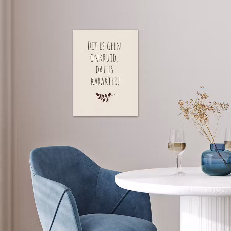 Bruin - Minimalistisch - Quote - Zomer poster papier klein -sfeer3