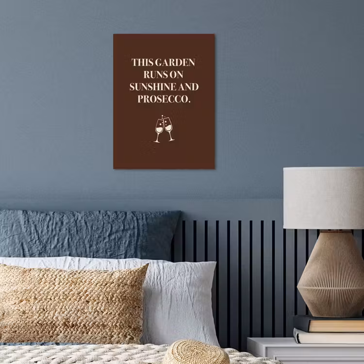 Bruin - Zomer - Quote - Drinken poster papier klein -sfeer2