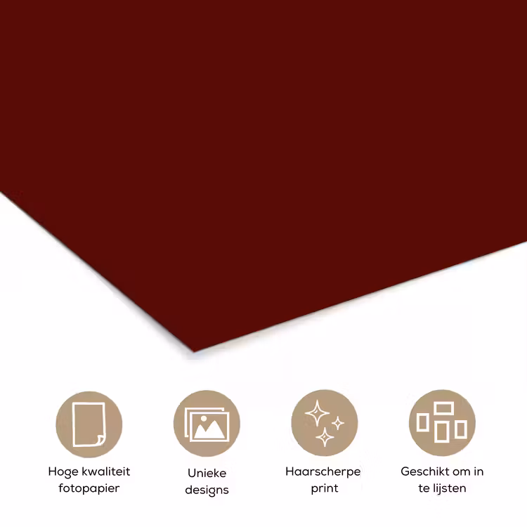 Burnt - Mahogany - Rood poster papier klein 62 -closeup_NL