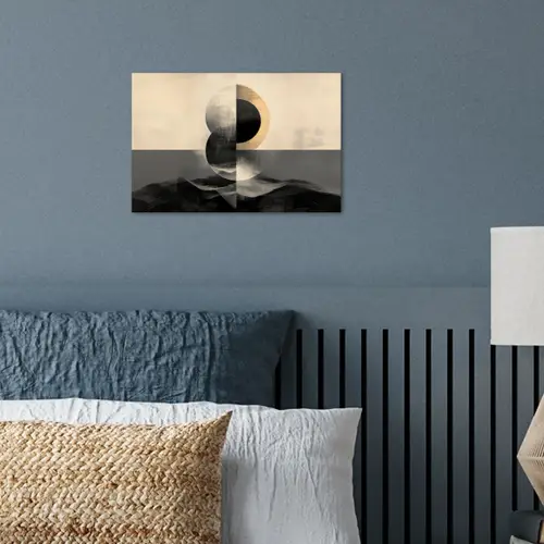 Cirkels - Schaduw - Abstract poster papier klein -sfeer2