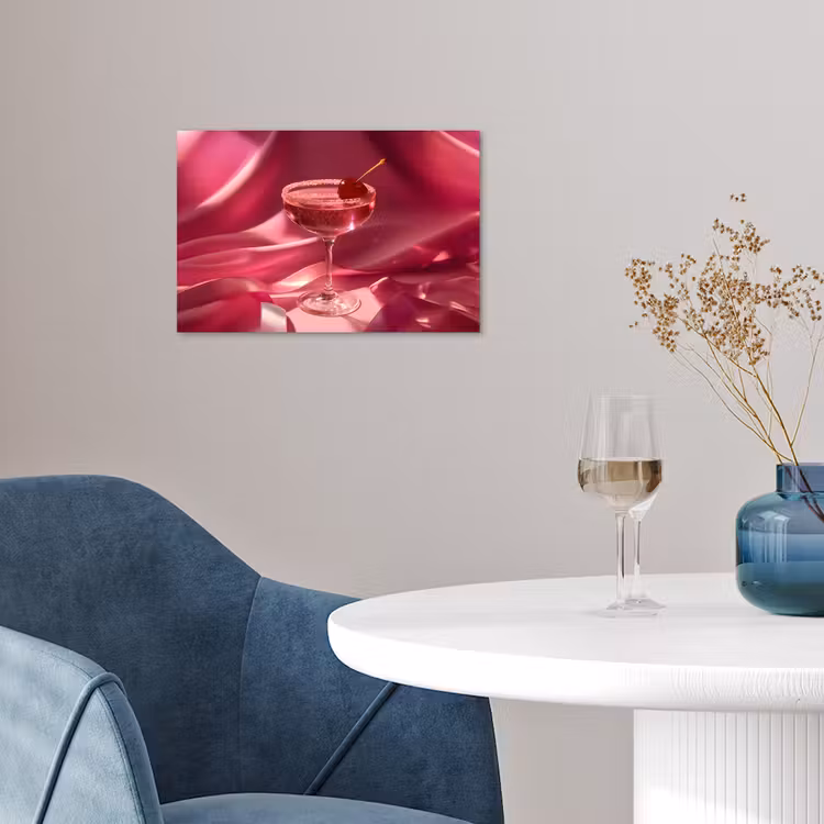 Cocktail - Pink - Luxe poster papier klein -sfeer3
