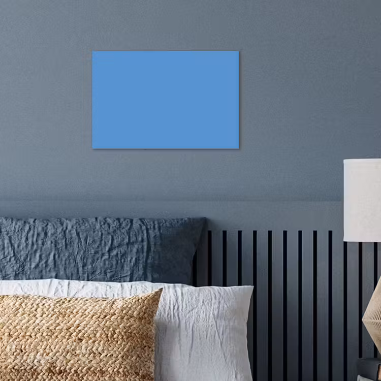 Cornflower - Blue - Blauw poster papier klein 62 -sfeer2