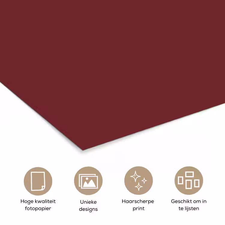 Dark - Garnet - Rood poster papier klein 62 -closeup_NL