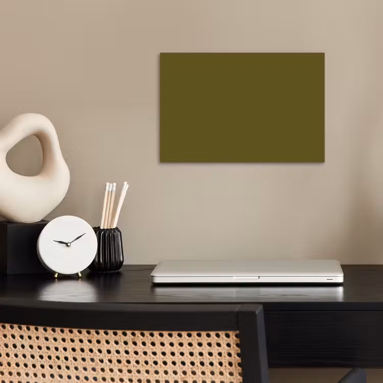 Dark - Olive - Groen poster papier klein 62 -sfeer1