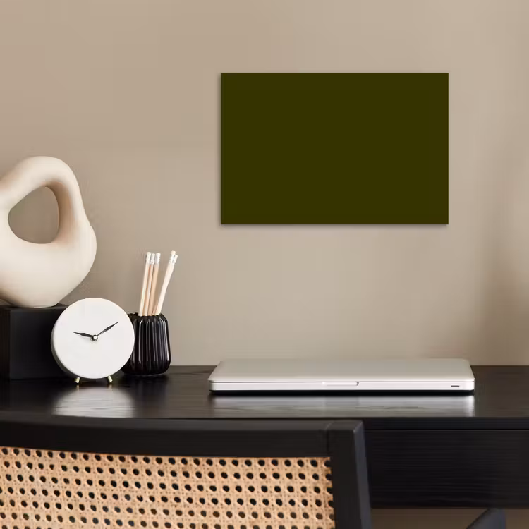 Dark - Olive - Groen poster papier klein 62 -sfeer1