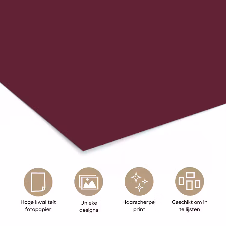 Deep - Plum - Paars poster papier klein 62 -closeup_NL