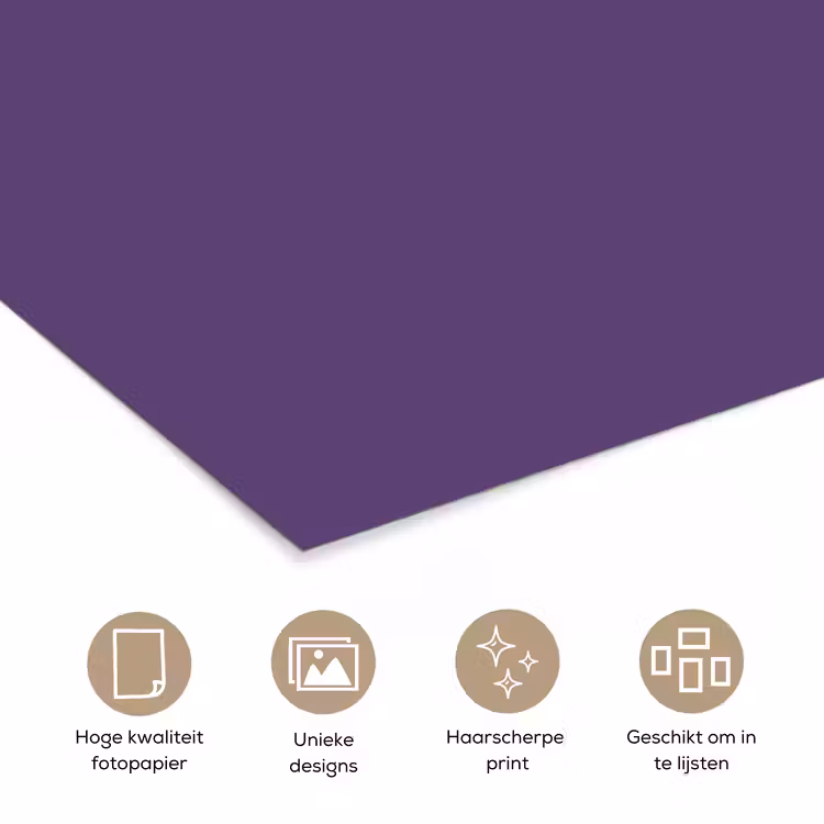 Deep - Plum - Paars poster papier klein 62 -closeup_NL