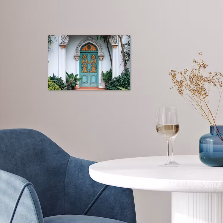 Deur - Patronen - Planten poster papier klein -sfeer3
