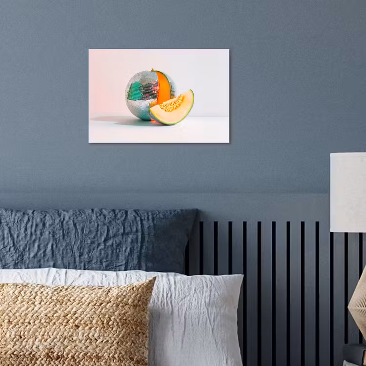 Disco - Discobal - Meloen - Pastel poster papier klein -sfeer2