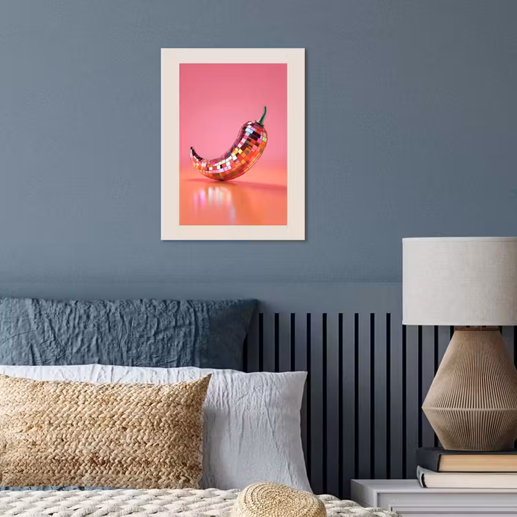 Disco - Peper - Roze poster papier klein -sfeer2