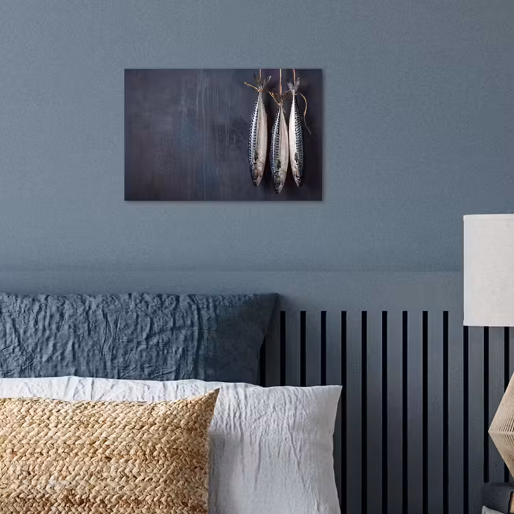 Poster - Drie vissen - Touw - Drie vissen - Touw poster papier klein