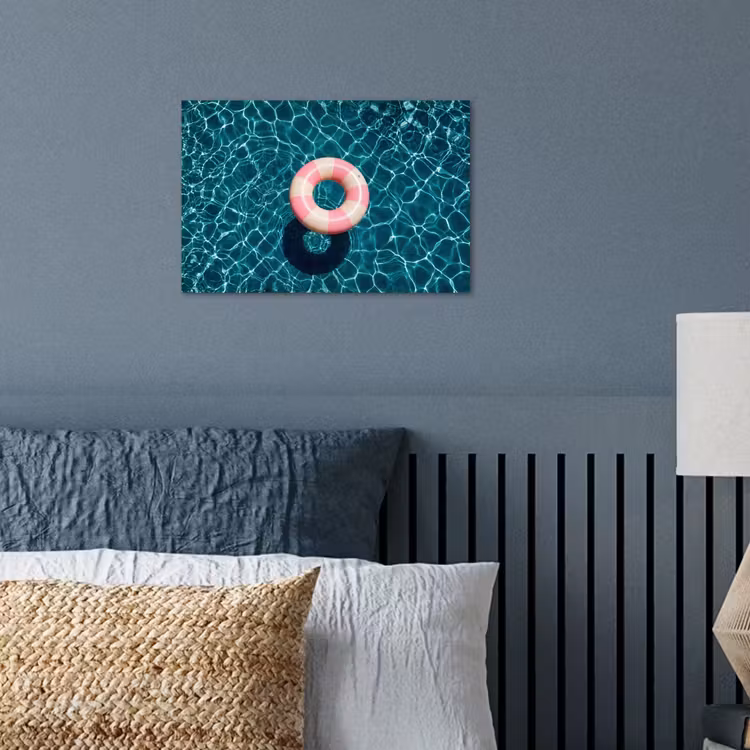 Drijvend - Zwemband - Water poster papier klein -sfeer2