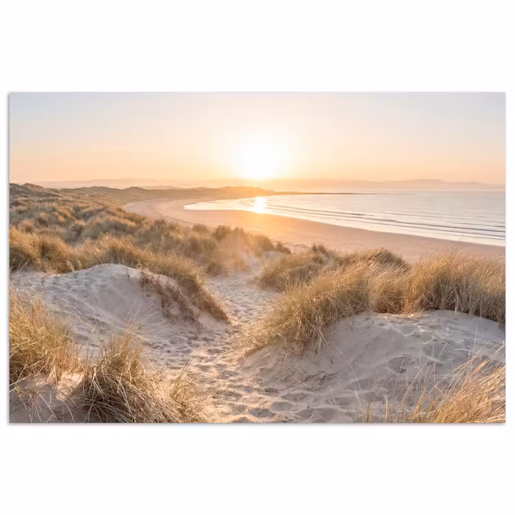 Duinen - Strand - Zee poster papier klein -3d