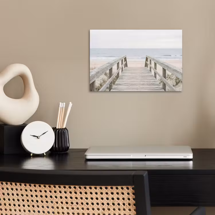 Duinen - Vlonder - Oceaan poster papier klein -sfeer1