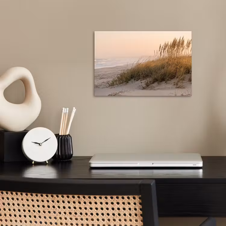 Duinlandschap - Zonsondergang - Strand poster papier klein -sfeer1
