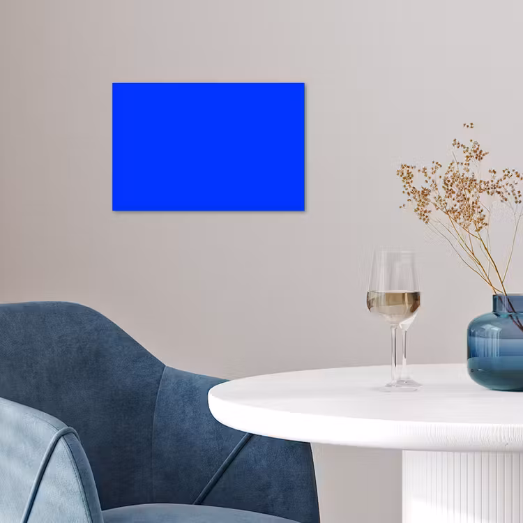 Electric - Blue - Blauw poster papier klein 62 -sfeer3