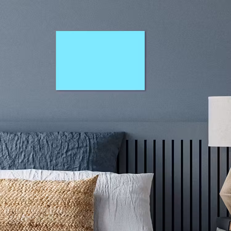 Electric - Cyan - Blauw poster papier klein 62 -sfeer2