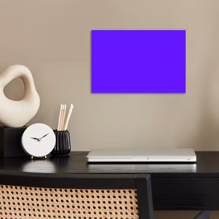 Electric - Indigo - Paars poster papier klein 62 -sfeer1