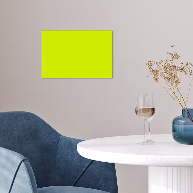 Electric - Lemon - Geel poster papier klein 62 -sfeer3