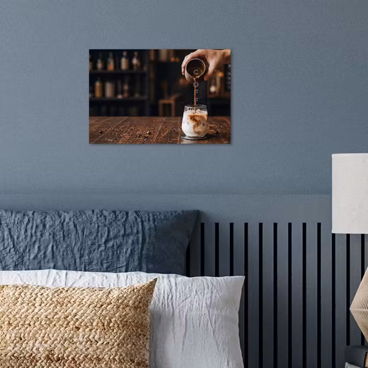 Espresso - Melk - Café poster papier klein -sfeer2