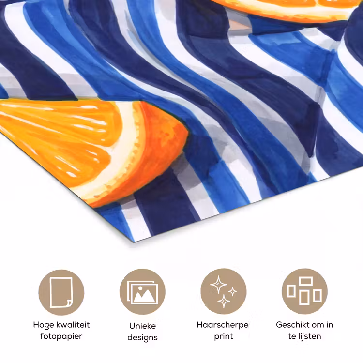 Poster - Eten - Fruit - Oranje - Eten - Fruit - Oranje poster papier klein