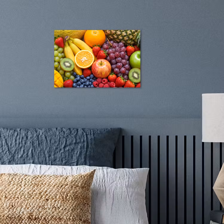 Eten - Fruit - Vers - Kleurrijk - Voeding poster papier klein -sfeer2